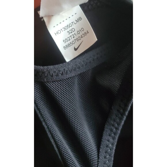 New Nike Scoop Back Wire-Free Medium Control Sports Bra Size 32D 552721 - Picture 6 of 6